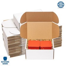 White Shipping Boxes 9x6x4 Inch 30 Pack Corrugated Cardboard Mailers For Small picture