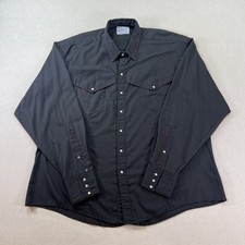 Vintage Rockmount Ranch Wear Shirt Mens XL Pearl Snap Western Yoke Tru West USA picture