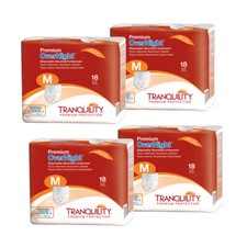 Tranquility Premium OverNight Underwear, Pull On Medium, 34'' - 48'', Case of 72 picture