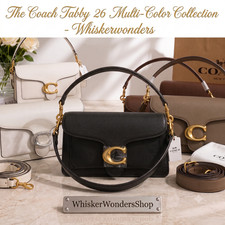 Coach CH857 Tabby Shoulder Bag 26 Polished Pebble Leather Handbag Outlet New picture