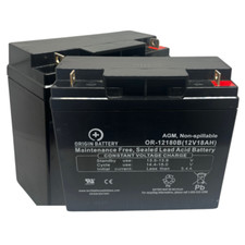 Drive Medical Spitfire Scout DLX 18 AH Battery Replacement Kit picture