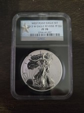 Under Value 2013-W West Point Eagle Set Silver Eagle Reverse PF 70 NGC picture