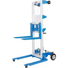 Global Industrial Lightweight Hand Operated Lift Truck with Straddle Legs 400 picture