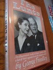 signed, The Lunts, 1957, 1st ed, George Freedley, Alfred Lunt, Lynn Fontanne picture