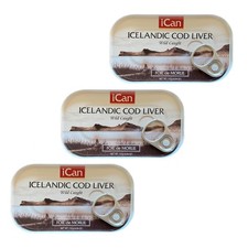 Ican Icelandic Wild Cod Liver in Own Oil, 4.06 oz 12.81 Ounce (Pack of 1) picture