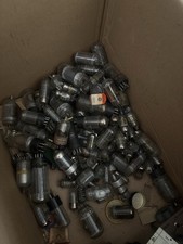 Huge Lot Approx 100 Vintage Vacuum Tubes Untested Loose Mixed Brands Radio TV As picture