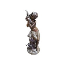 Mathurin Moreau Susse Bronze 19th Century Le Retour des Hirondelles 63 cm 18 kg picture