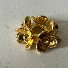 Natural crystal ball with small flowers 040 picture
