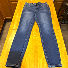 Maurices Women's Everflex High Rise Skinny Blue Denim Jeans Stretch Pockets 6 picture