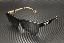 BURBERRY BE4293 377381 Black Grey Polarized Lens Unisex Sunglasses 56mm picture