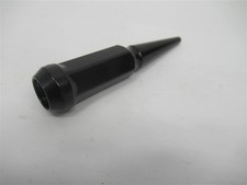 32PCS 9/16-18 Wheel Spike Lug Nuts, Black Spiked Lug Nuts 9/16-18 Solid 4.4
