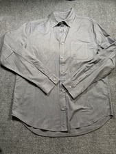 Lululemon Shirt Mens Large Gray Woven Long Sleeve Button Up Casual Top picture