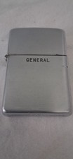 Zippo Lighter 1950s Engraved  GENERAL STEALED, CASE. picture