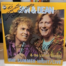AUTHENTICATED Jan & Dean & The Bel-Air Bandits “One Summer Night Live” picture
