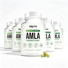 1-5x Alevia Organic Amla Capsule 1000mg Indian Gooseberry Antioxidant Supplement picture