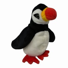 Vintage Ty Original Beanie Baby Puffer The Puffin Penguin Bird Toy Retired 1997 picture