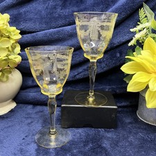Tiffin Franciscan Paulina Mandarin Yellow 5 3/8