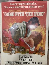 VTG 1976 Gone With the Wind Poster 20x28.5 Sealed Portal Publications M061 picture