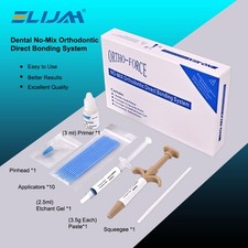 Dental Orthodontic Light Cure Adhesive Bonding Metal Brackets Etch Gel Braces  picture
