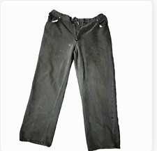Sergio Valente Men’s Black Dark Wash Denim Jeans Straight Mid Rise 5-Pocket picture
