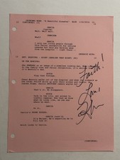 KIRSTEN VANGSNESS SIGNED PRODUCTION USED SCRIPT PAGE AUTOGRAPHED CRIMINAL MINDS picture