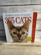 New 365 Cats Page-A-Day® Calendar 2026 World's Favorite Cat Calendar In Color picture