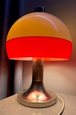Vintage VEB Narva  Mid-Century Desk Table Lamp Space Age Plastic Metal LampDecor picture
