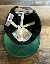 Ebbets Field Flannels Green Solid Adjustable Baseball Cap Methodical Coffee picture