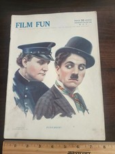 Rare 1916 Film Fun Magazine May Charlie Chaplin Cover #326 picture