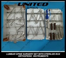 German Grade Lumbar Spine Surgery Set with Sterilize Box Orthopedic Instruments picture