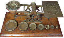 Vintage Antique S. Mordan & Co London Inland Letter Post Scale Balancer picture