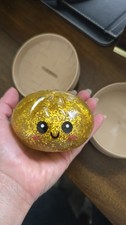 Box of 12 pieces all Gold Glitter Gel Squeeze dumplings sealed 3in MPN SQUISHY picture