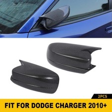 FOR 11-23 DODGE CHARGER SCAT SRT M STYLE CARBON FIBER SIDE VIEW MIRROR COVER CAP picture