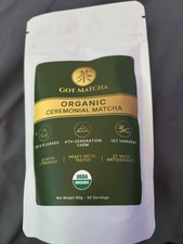 Got Matcha Organic Ceremonial 80g/2.82oz 40 servings Brand New Sealed picture