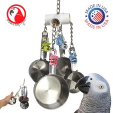 Bonka Bird Toys 1750 Clacker Medium parrot cage toy cages african grey cockatoo picture