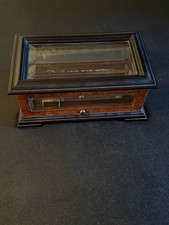 Reuge Music Box 72 Note 3 Tune Vivaldi Four Seasons CH 3/72 Burl Wood Glass Top picture