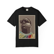 Biggie Drawing Unisex T-shirt, Notorious B.I.G. Tee, Hip Hop Shirt, Music Lover picture