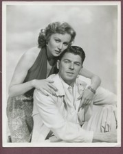 RONALD REAGAN Handsome Photo Rhonda Fleming Glamorous Hollywood Photo J917 picture