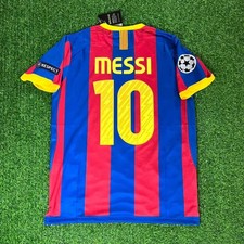 Barcelona 2010/11 Home Jersey Messi #10 Final Patch picture