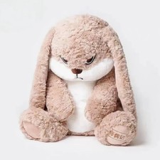 Cute 40cm Angry Rabbit Plush Toy Large Size Stuffed Bunny, Grumpy Cute Plush Dol picture