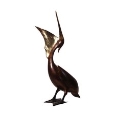 Brian Arthur 'Open Beak Pelican' Bronze Sculpture picture