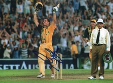 5x7 Original Autographed Photo of Australian Cricketer Michael Bevan picture