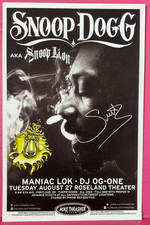 Snoop Dogg - Snoop Lion - Signed 11 x17 Music Poster w Cert of Auth and Free Del picture
