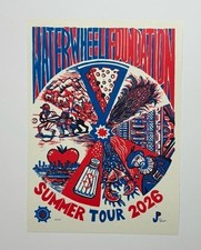 Phish Poster Madison Square Garden MSG NYC 2026 Jim Pollock S/N X/250 WaterWheel picture