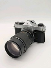 Vintage Asahi Pentax SP1000 35mm SLR Film Camera w/ Auto Tele-Lentar 135mm Lens picture
