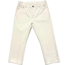 Mr P MR PORTER Organic Cotton Ecru Jeans Mens 38 Straight Leg Made In Portugal picture