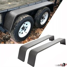 2PCS Tandem Axle Trailer Fenders For 13