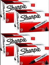 Sharpie - King Size Permanent Markers Chisel Tip Black - 48 Pack picture
