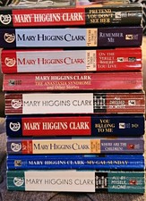 Mary Higgins Clark Lot of 9 Suspense Thriller Paperback Books Set #2 picture