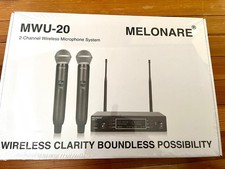 MWU-20; 2 Channel Wireless Microphone System, MELONARE , New  picture
